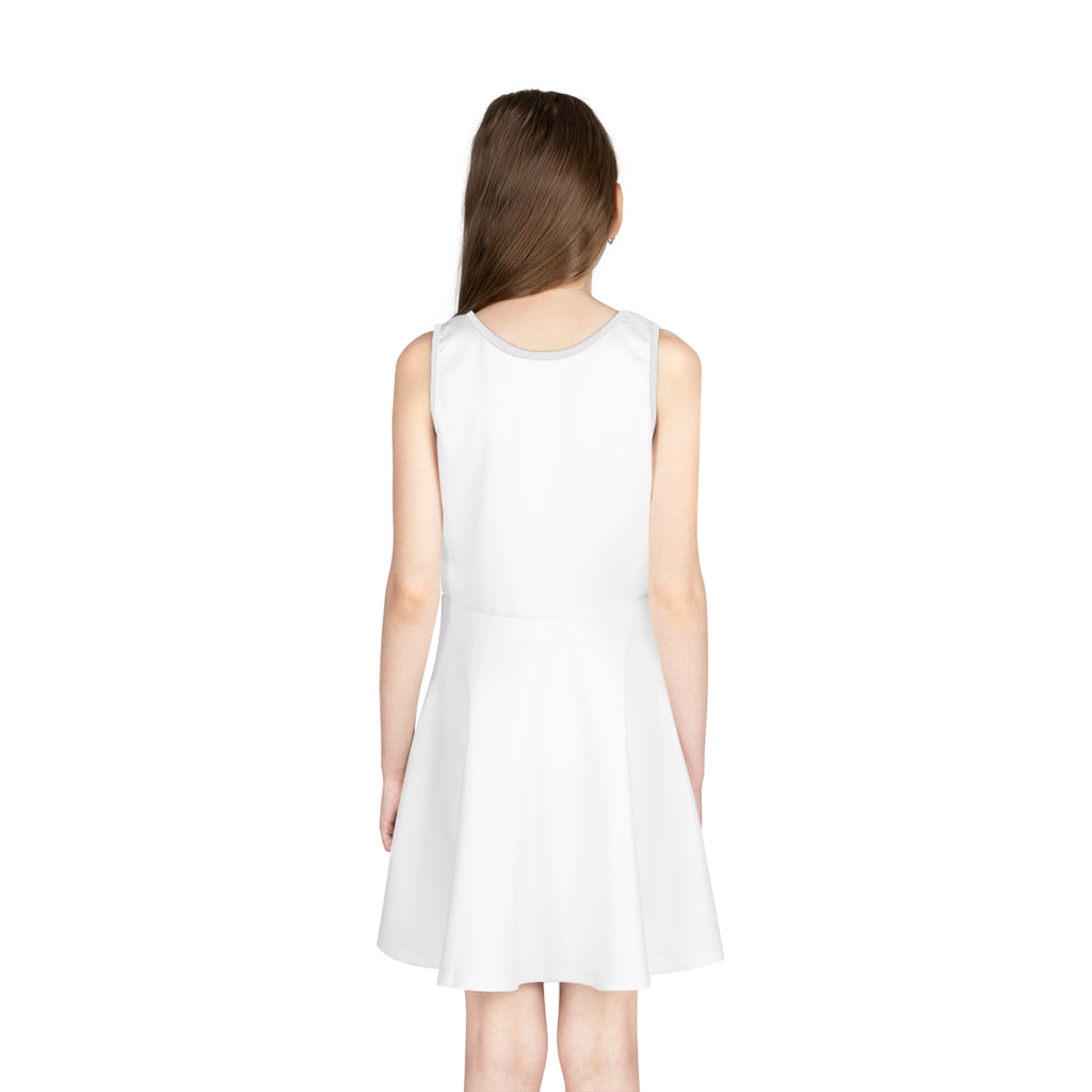 Girls Sundress "Besties by Birth" — Cute Friendship Tank Dress for Kids